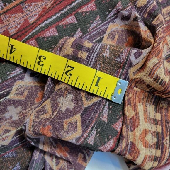 BCBG Generation Coffee Bean Combo Southwestern Boho Romper Large - Picture 11 of 13